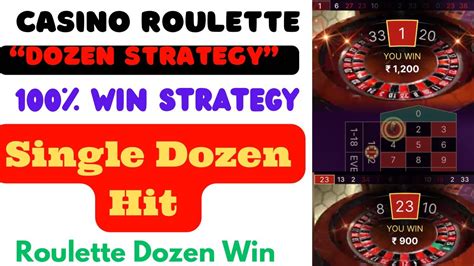 Roulette dozen strategy  Place one unit on Square 7-11